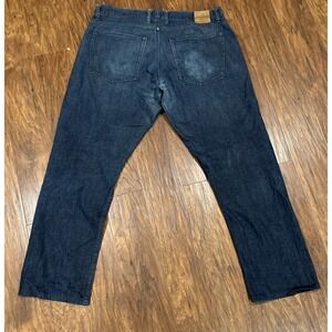 Taylor Stitch Men's  Dark Wash Jeans Denim Slim Button Fly